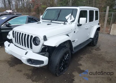 2022 Jeep Wrangler Unlimited High Altitude 4X4 from USA, damaged, VIN 1C4HJXEN7NW173452
